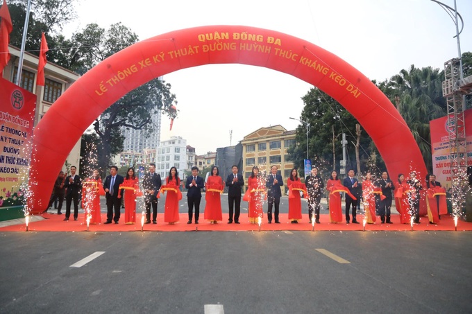 Hà Nội: Thông xe tuyến đường 340 tỷ đồng dài 1,3km