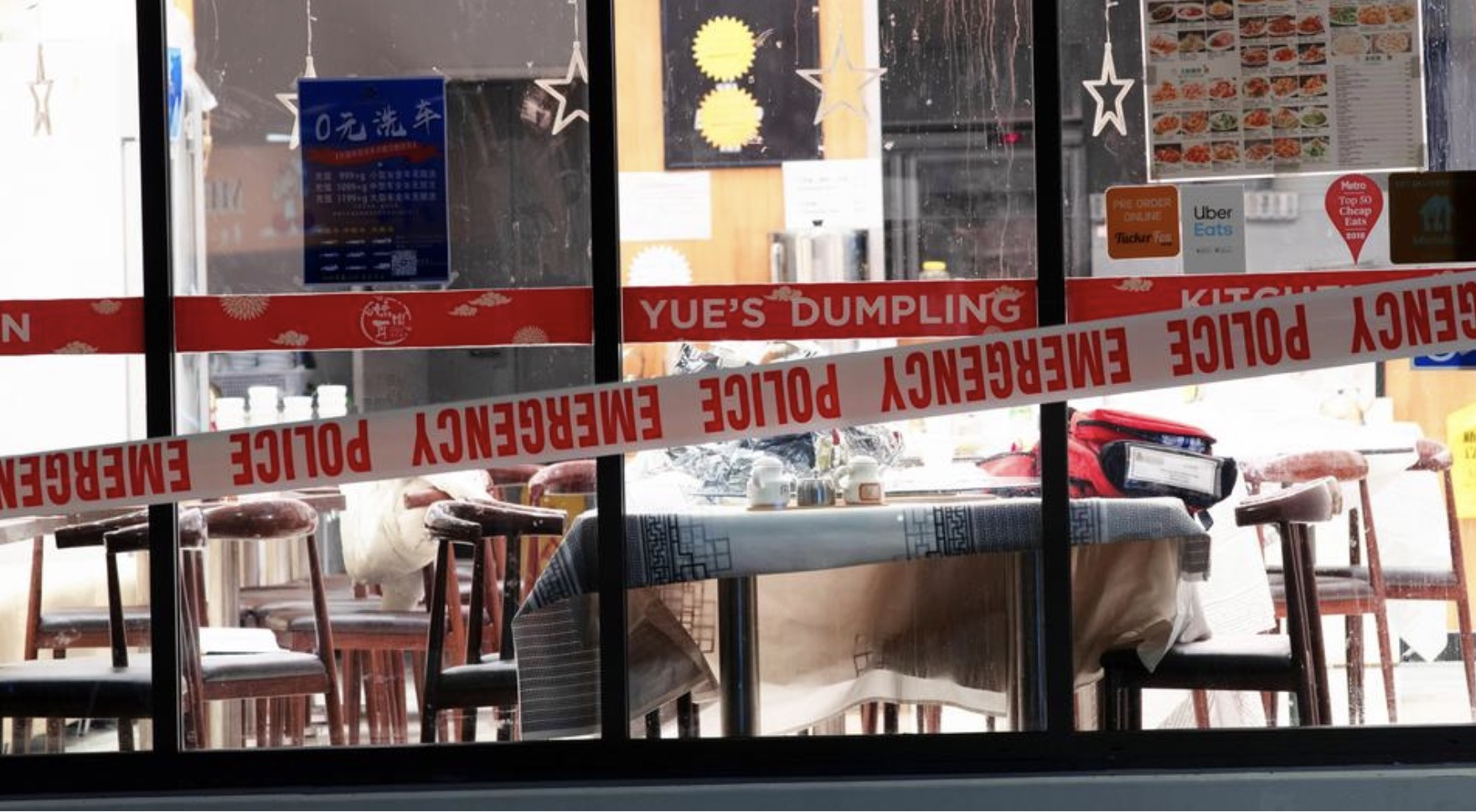 Đối tượng cầm rìu tấn công một loạt nhà hàng Trung Quốc