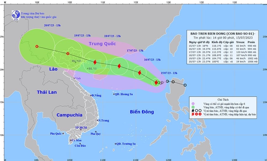 Diễn biến mới nhất của cơn bão số 1: Thủ tướng chỉ đạo đảm bảo an toàn 3 khu vực