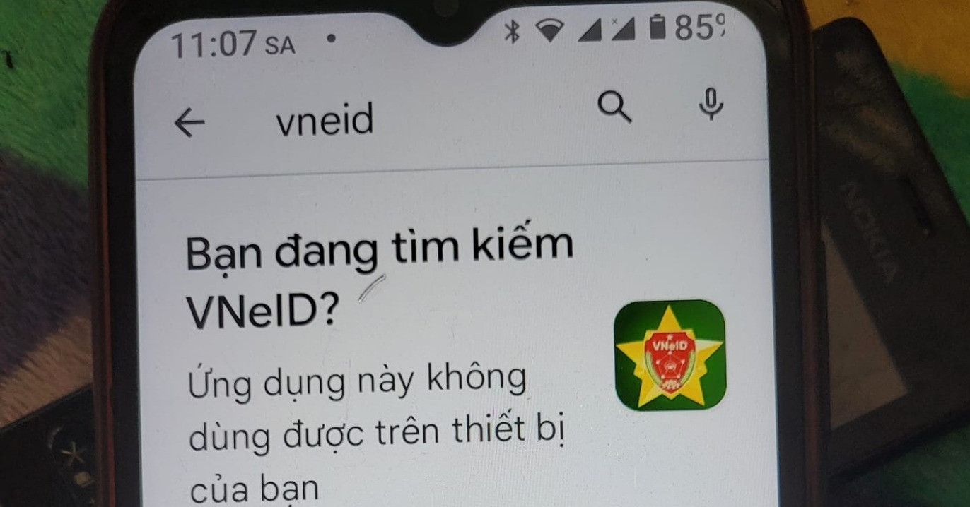 Điện thoại cấu hình thấp không thể truy cập VNeID