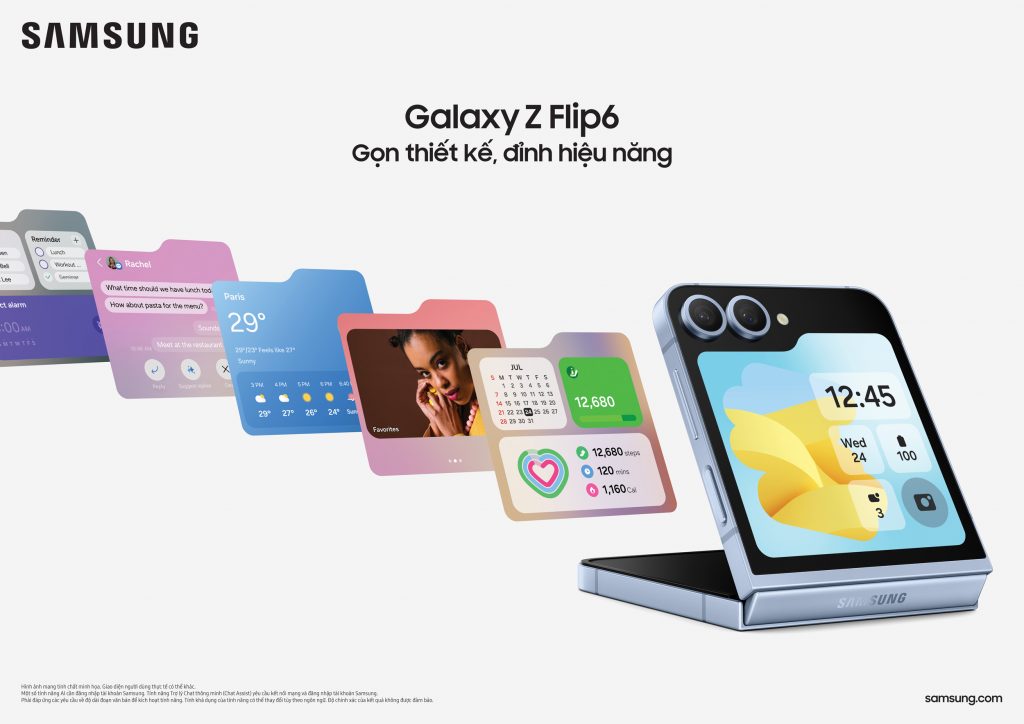 Samsung chính thức ra mắt Galaxy Z Fold6 và Z Flip6: Galaxy AI vươn tầm cao mới