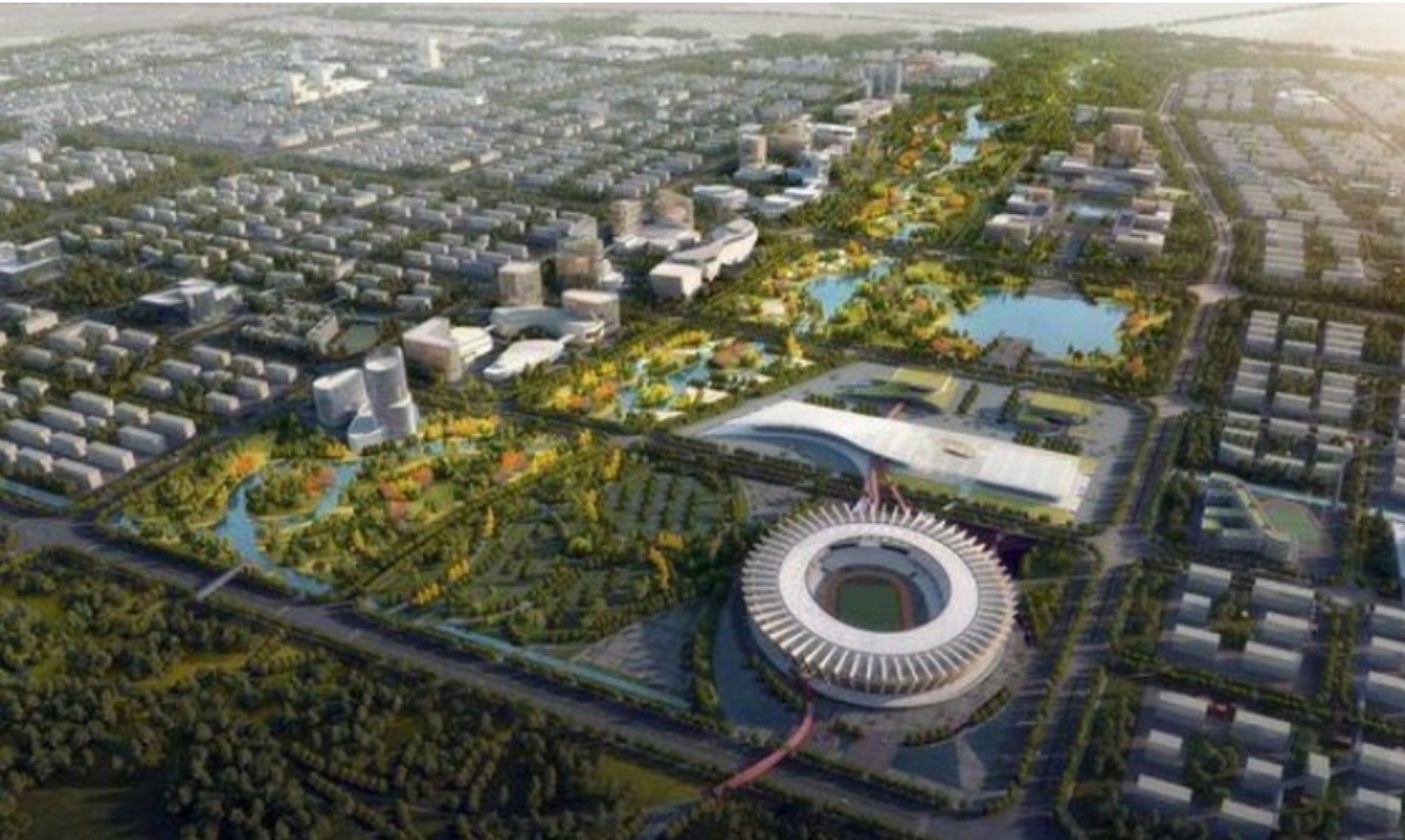 Hà Nội công bố quy hoạch phân khu đô thị thể thao Olympic